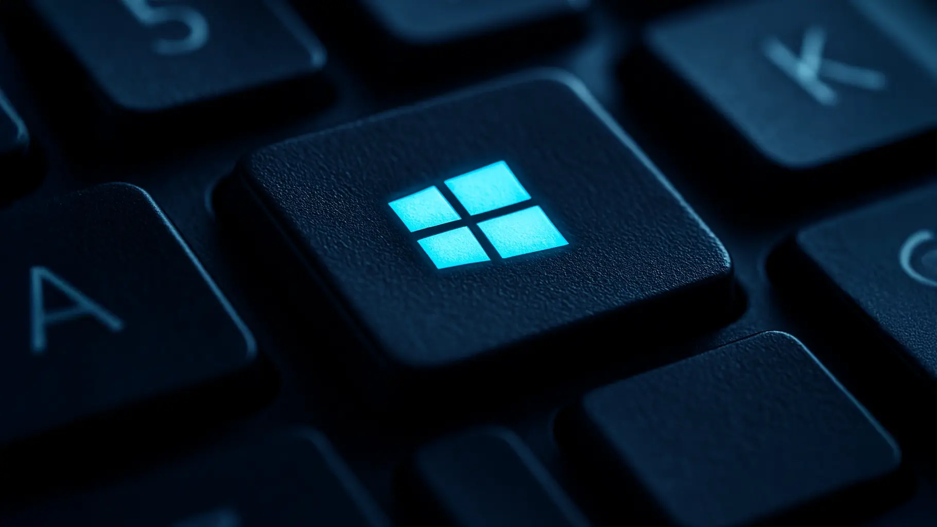 Keyboard button with Windows logo